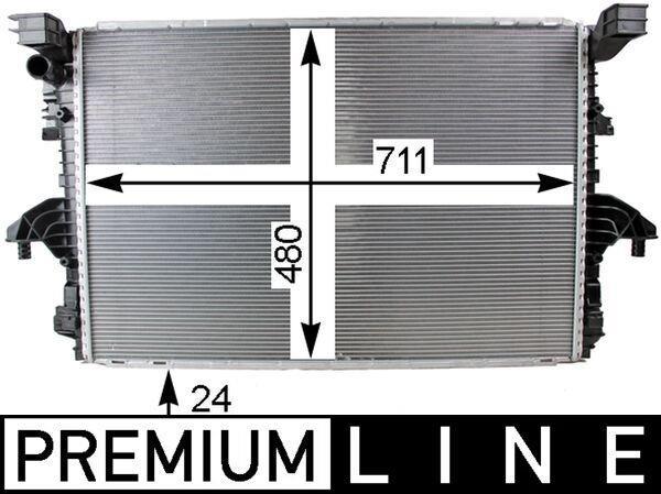 Radiateur moteur (Radiateur de refroidissement) MAHLE Aftermarket ref. CR 805 000P