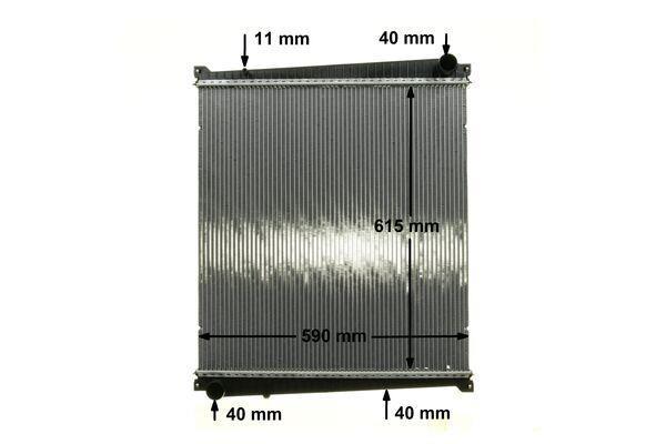 Radiateur moteur (Radiateur de refroidissement) MAHLE Aftermarket CR 818 000P