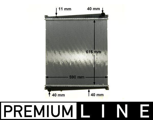 Radiateur moteur (Radiateur de refroidissement) MAHLE Aftermarket CR 818 000P