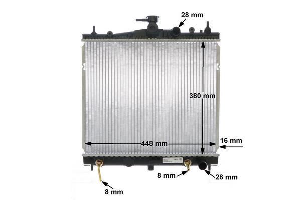Radiateur moteur (Radiateur de refroidissement) MAHLE Aftermarket CR 839 000S