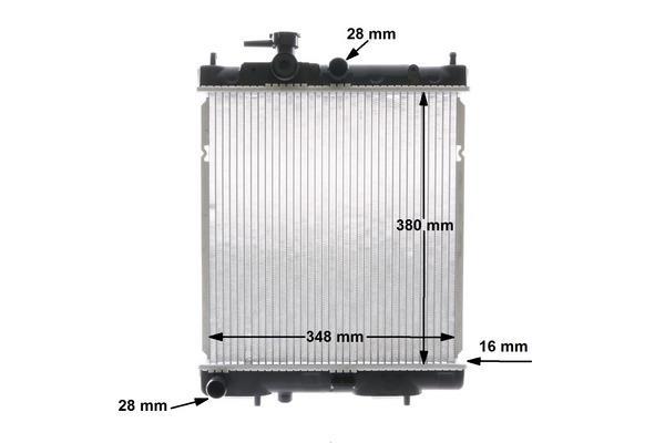 Radiateur moteur (Radiateur de refroidissement) MAHLE Aftermarket CR 844 000S