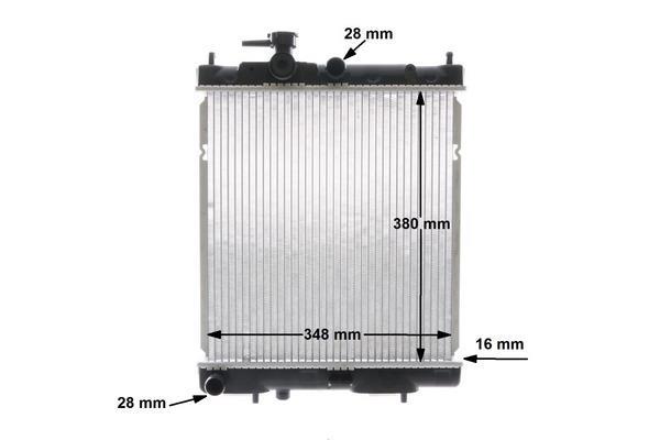 Radiateur moteur (Radiateur de refroidissement) MAHLE Aftermarket CR 844 000S