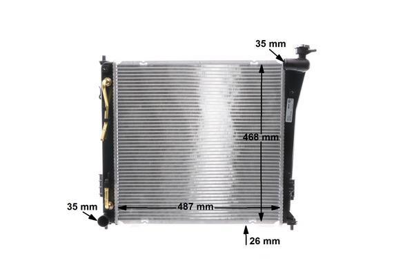Radiateur moteur (Radiateur de refroidissement) MAHLE Aftermarket CR 847 000S