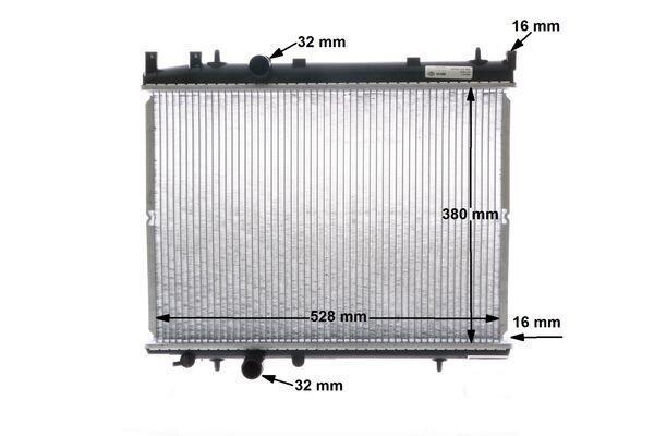 Radiateur moteur (Radiateur de refroidissement) MAHLE Aftermarket CR 850 000S