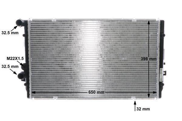 Radiateur moteur (Radiateur de refroidissement) MAHLE Aftermarket CR 854 000S