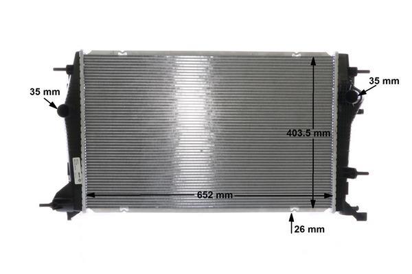 Radiateur moteur (Radiateur de refroidissement) MAHLE Aftermarket CR 857 000S