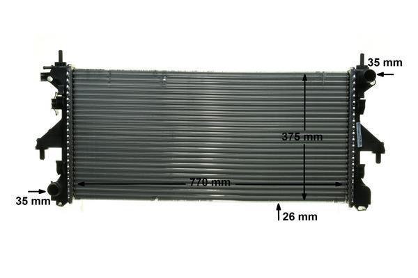 Radiateur moteur (Radiateur de refroidissement) MAHLE Aftermarket ref. CR 885 000P