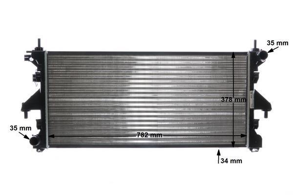 Radiateur moteur (Radiateur de refroidissement) MAHLE Aftermarket CR 886 000S