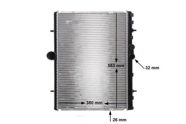 Radiateur moteur (Radiateur de refroidissement) MAHLE Aftermarket CR 889 000S