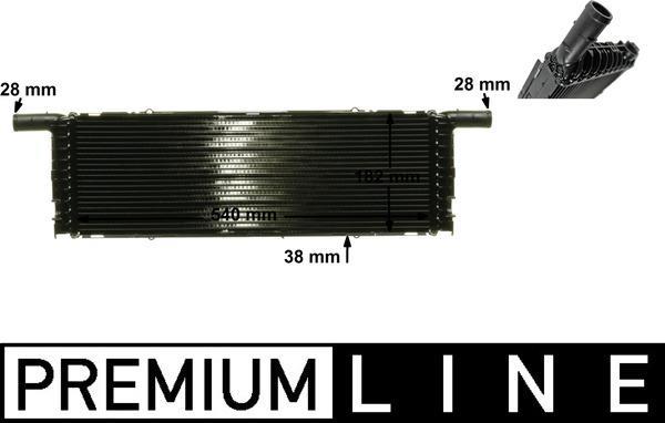Radiateur moteur (Radiateur de refroidissement) MAHLE Aftermarket CR 89 000P