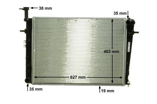 Radiateur moteur (Radiateur de refroidissement) MAHLE Aftermarket CR 908 000P