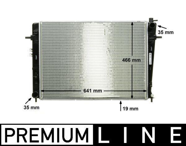 Radiateur moteur (Radiateur de refroidissement) MAHLE Aftermarket CR 909 000P
