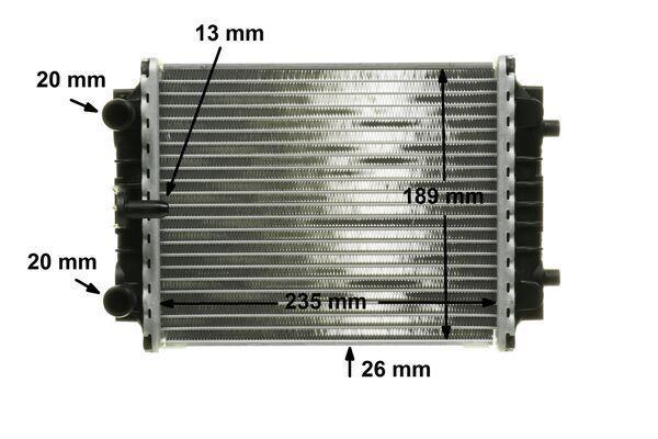 Radiateur moteur (Radiateur de refroidissement) MAHLE Aftermarket CR 913 000P