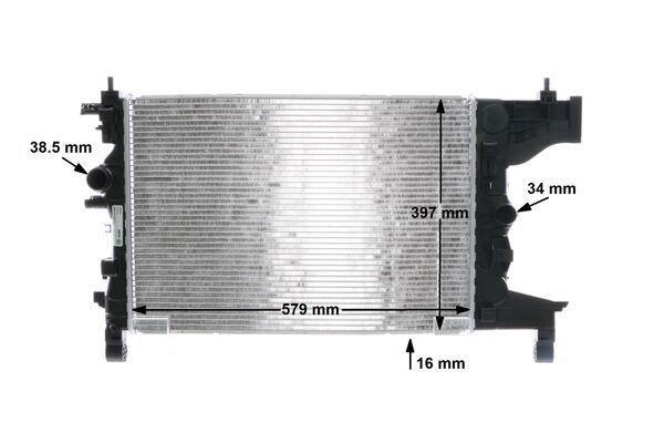 Radiateur moteur (Radiateur de refroidissement) MAHLE Aftermarket ref. CR 945 000S