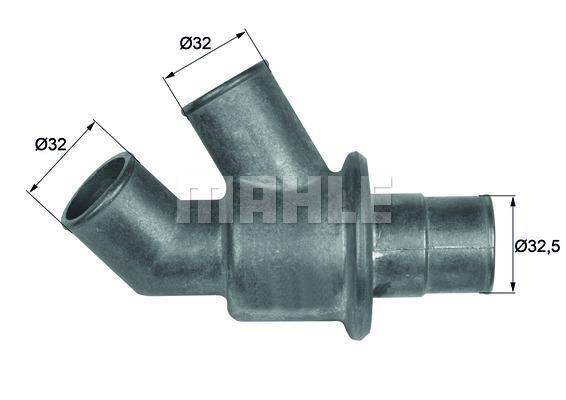 Thermostat d'eau (Calorstat) MAHLE Aftermarket ref. TH 30 79