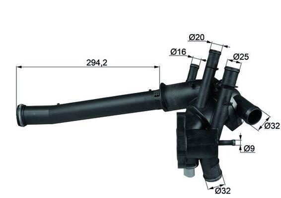 Thermostat d'eau (Calorstat) MAHLE Aftermarket ref. TI 19 109