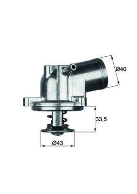 Thermostat d'eau (Calorstat) MAHLE Aftermarket ref. TI 21 71