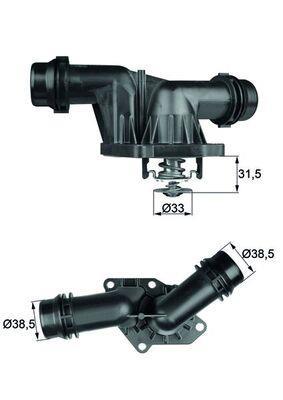 Thermostat d'eau (Calorstat) MAHLE Aftermarket ref. TI 25 85