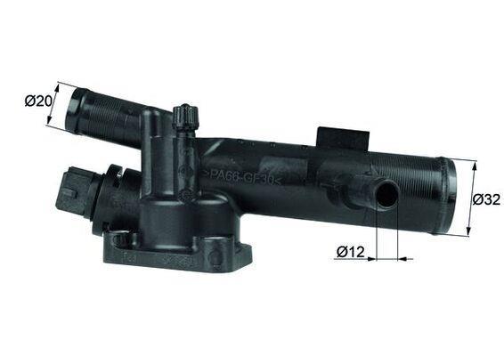 Thermostat d'eau (Calorstat) MAHLE Aftermarket ref. TI 39 89