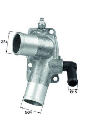 Thermostat d'eau (Calorstat) MAHLE Aftermarket ref. TI 42 92D