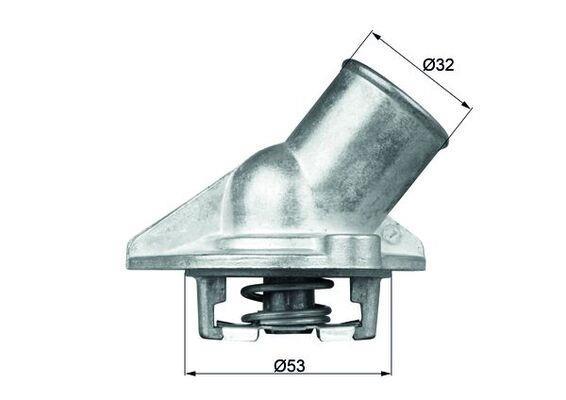Thermostat d'eau (Calorstat) MAHLE Aftermarket ref. TI 56 87D