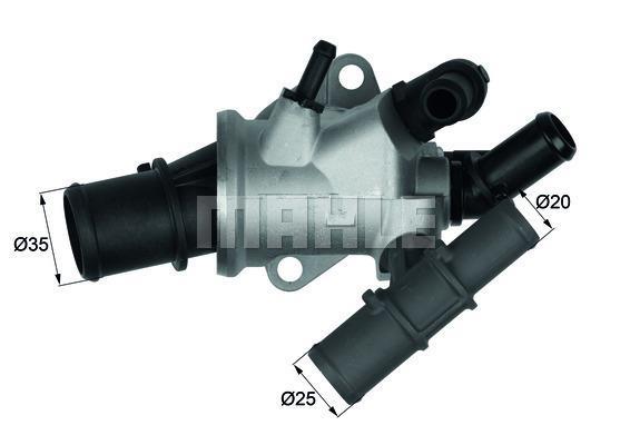 Thermostat d'eau (Calorstat) MAHLE Aftermarket ref. TI 171 88