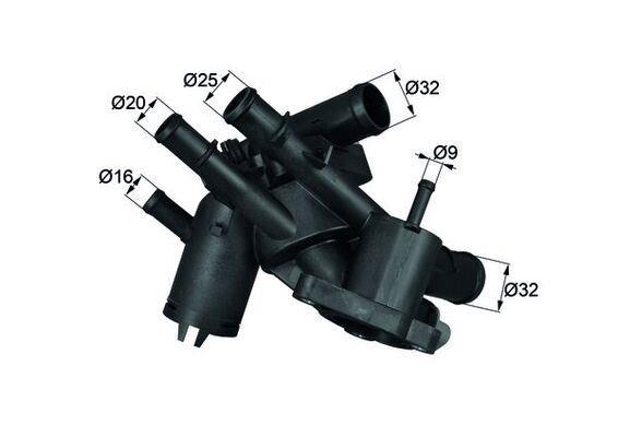 Thermostat d'eau (Calorstat) MAHLE Aftermarket ref. TM 4 109