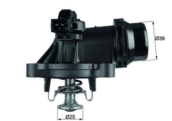 Thermostat d'eau (Calorstat) MAHLE Aftermarket ref. TM 18 105