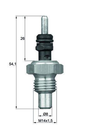 Sensor de temperatura motor MAHLE Aftermarket ref. TSE 5