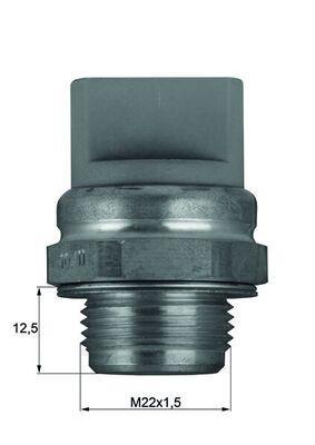 Interrupteur de température, ventilateur de radiateur MAHLE Aftermarket ref. TSW 11