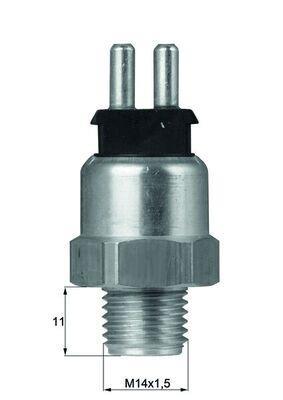 Interrupteur de température, ventilateur de radiateur MAHLE Aftermarket ref. TSW 19D