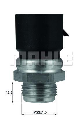 Interrupteur de température, ventilateur de radiateur MAHLE Aftermarket TSW 37D