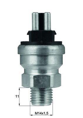 Interrupteur de température, ventilateur de radiateur MAHLE Aftermarket TSW 47