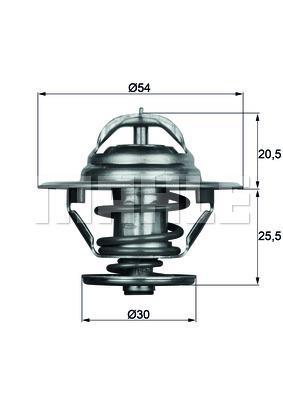 Thermostat d'eau (Calorstat) MAHLE Aftermarket ref. TX 9 79