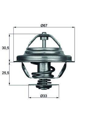 Meyle 028 292 0000 Termostato Refrigerante Per Opel Ascona C Astra F CC