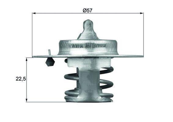 Thermostat d'eau (Calorstat) MAHLE Aftermarket ref. TX 60 83D