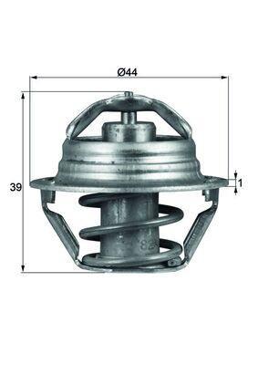 Thermostat d'eau (Calorstat) MAHLE Aftermarket ref. TX 90 82D