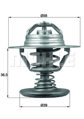 Thermostat d'eau (Calorstat) MAHLE Aftermarket ref. TX 94 82D