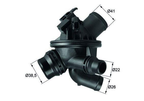 Thermostat d'eau (Calorstat) MAHLE Aftermarket ref. TM 21 103