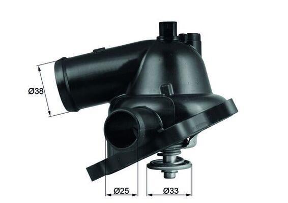 Thermostat d'eau (Calorstat) MAHLE Aftermarket ref. TM 23 95