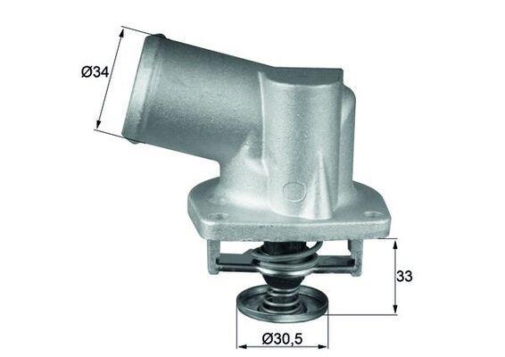 Thermostat d'eau (Calorstat) MAHLE Aftermarket ref. TI 132 92D