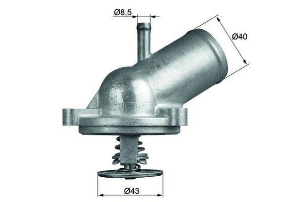 Thermostat d'eau (Calorstat) MAHLE Aftermarket ref. TI 209 87D
