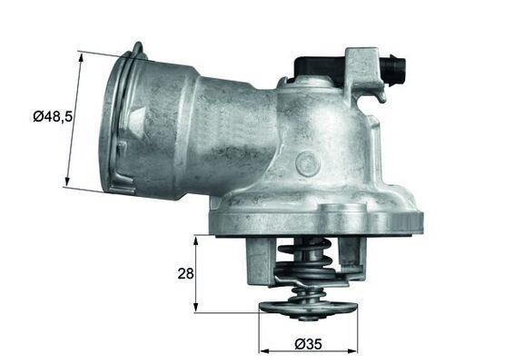 Thermostat d'eau (Calorstat) MAHLE Aftermarket ref. TM 28 87