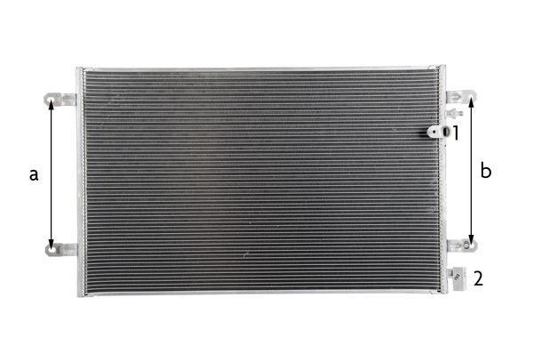 Condenseur, climatisation (Radiateur de climatisation) MAHLE Aftermarket ref. AC 803 000P
