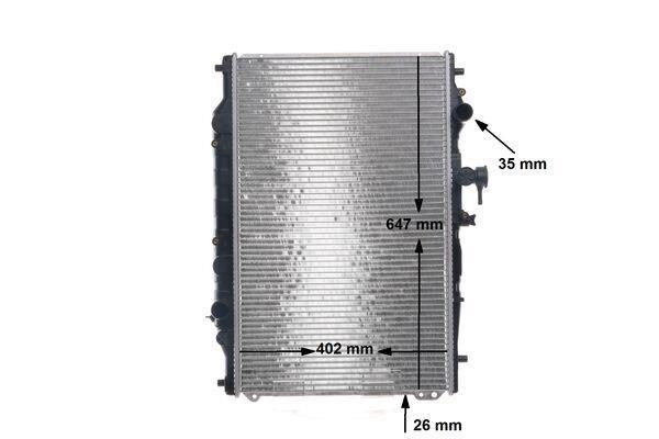 Radiateur moteur (Radiateur de refroidissement) MAHLE Aftermarket CR 160 000S