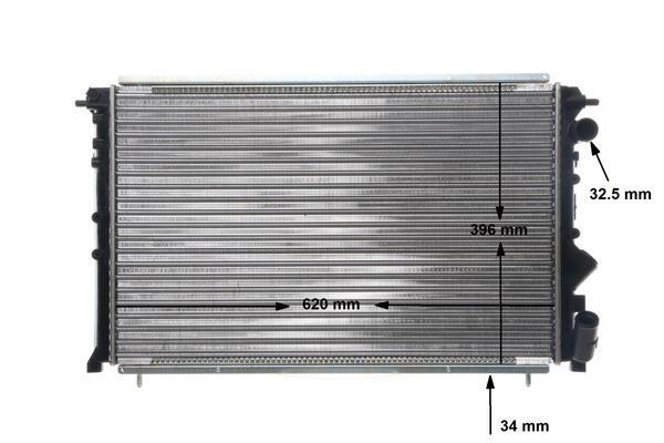 Radiateur moteur (Radiateur de refroidissement) MAHLE Aftermarket ref. CR 452 000S