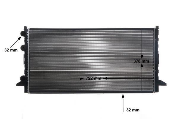 Radiateur moteur (Radiateur de refroidissement) MAHLE Aftermarket ref. CR 509 000S