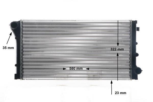 Radiateur moteur (Radiateur de refroidissement) MAHLE Aftermarket CR 1452 000S