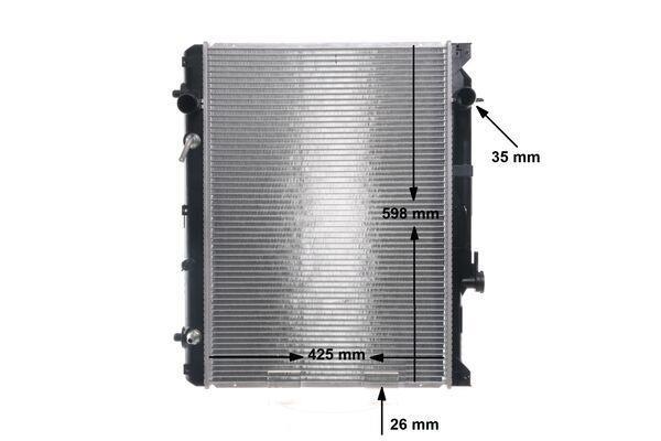 Radiateur moteur (Radiateur de refroidissement) MAHLE Aftermarket CR 1515 000S
