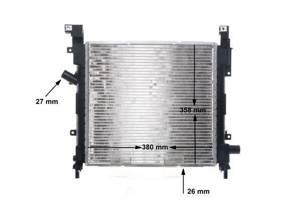Radiateur moteur (Radiateur de refroidissement) MAHLE Aftermarket CR 1350 000S